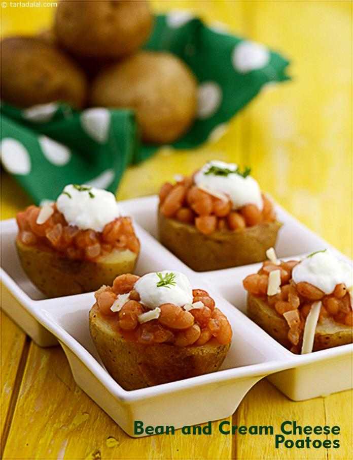Beans and Cream Cheese Potatoes recipe In Gujarati