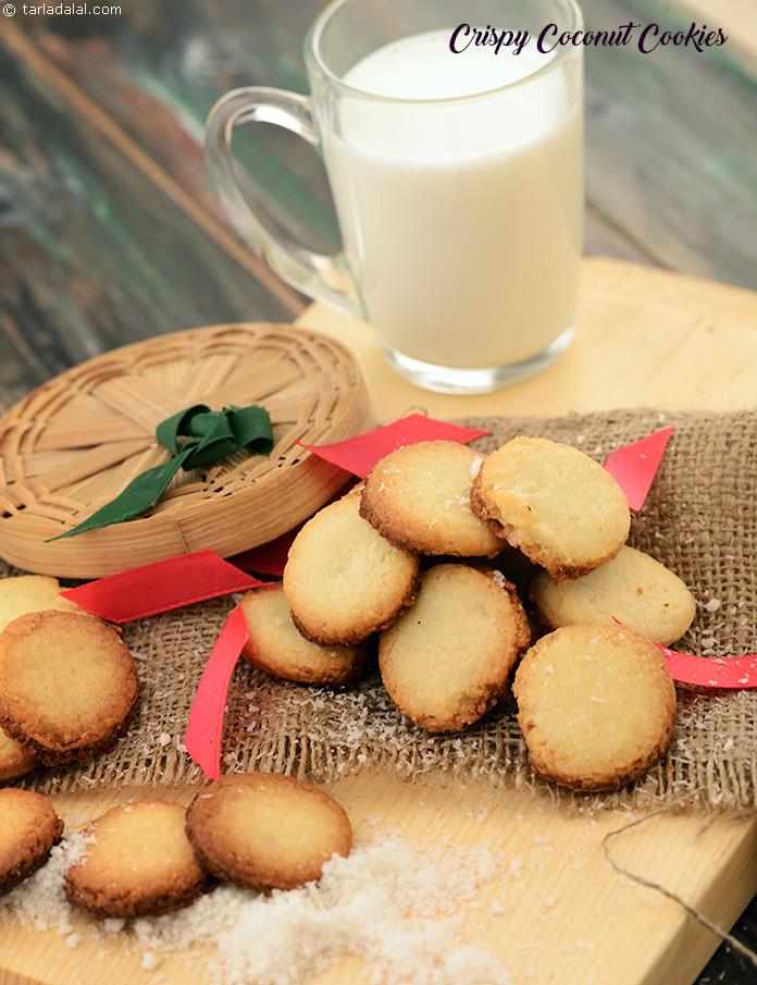 Crispy Coconut Cookies recipe In Gujarati