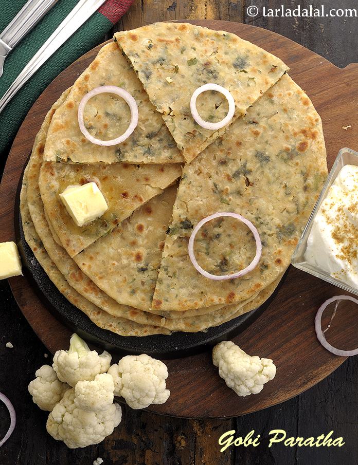 Gobi Paratha,  Punjabi Gobi Paratha recipe In Gujarati