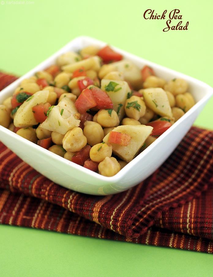 Chick Pea Salad (  Desi Khana) recipe In Gujarati