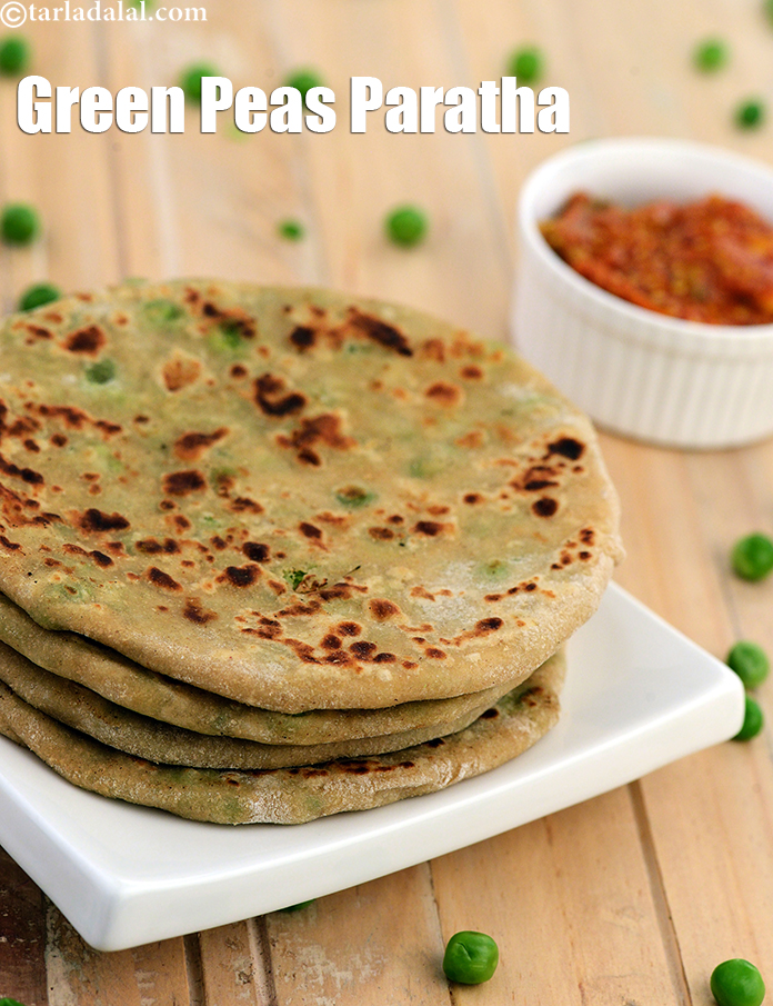Green Peas Paratha recipe In Gujarati