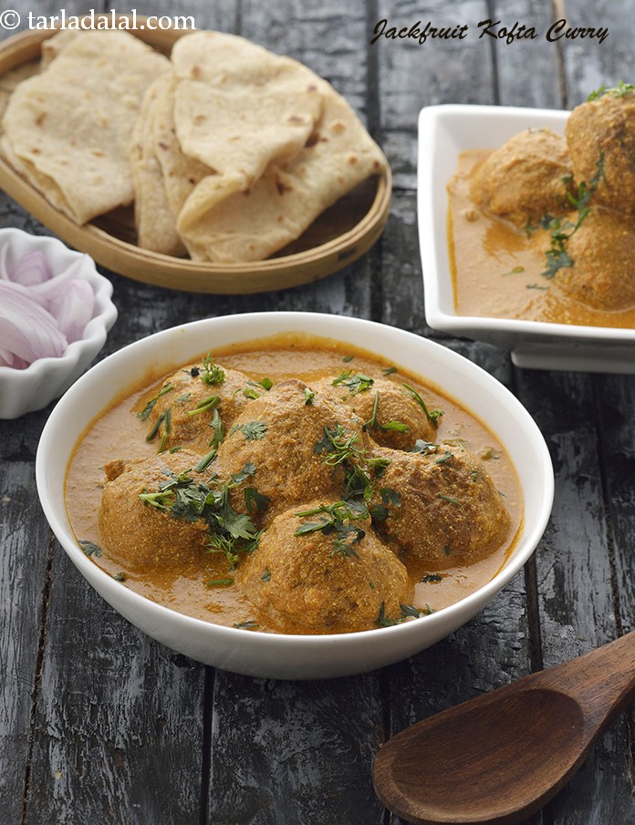 Jackfruit Kofta Curry, Kathal Kofta Curry recipe In Gujarati