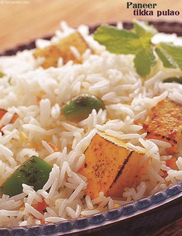 Paneer Tikka Pulao recipe In Gujarati