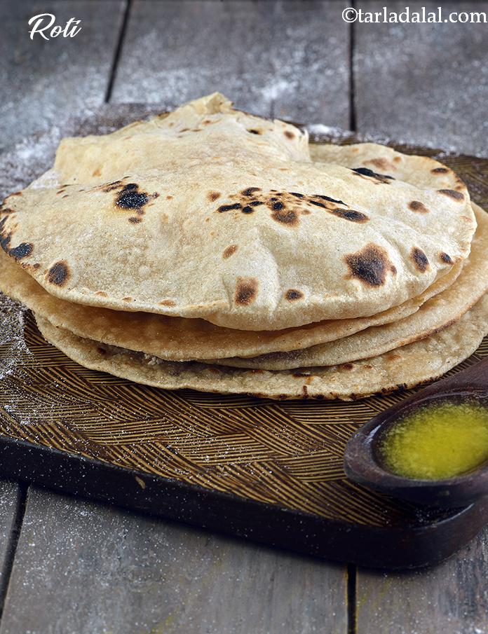 Roti ( How To Make Soft Roti Or Phulka Or Chapati) recipe In Gujarati
