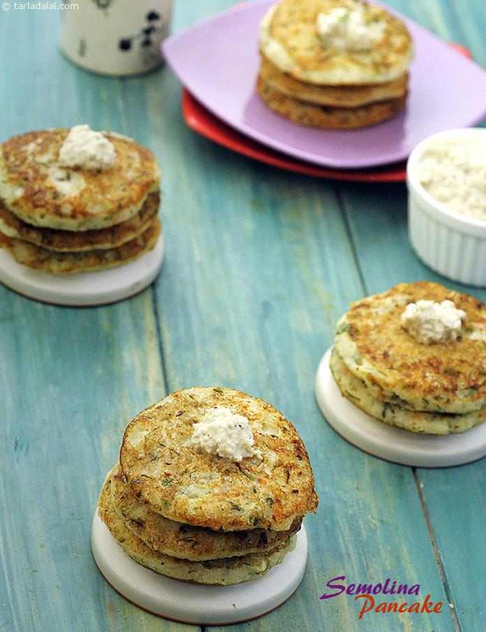 Semolina Pancake recipe In Gujarati