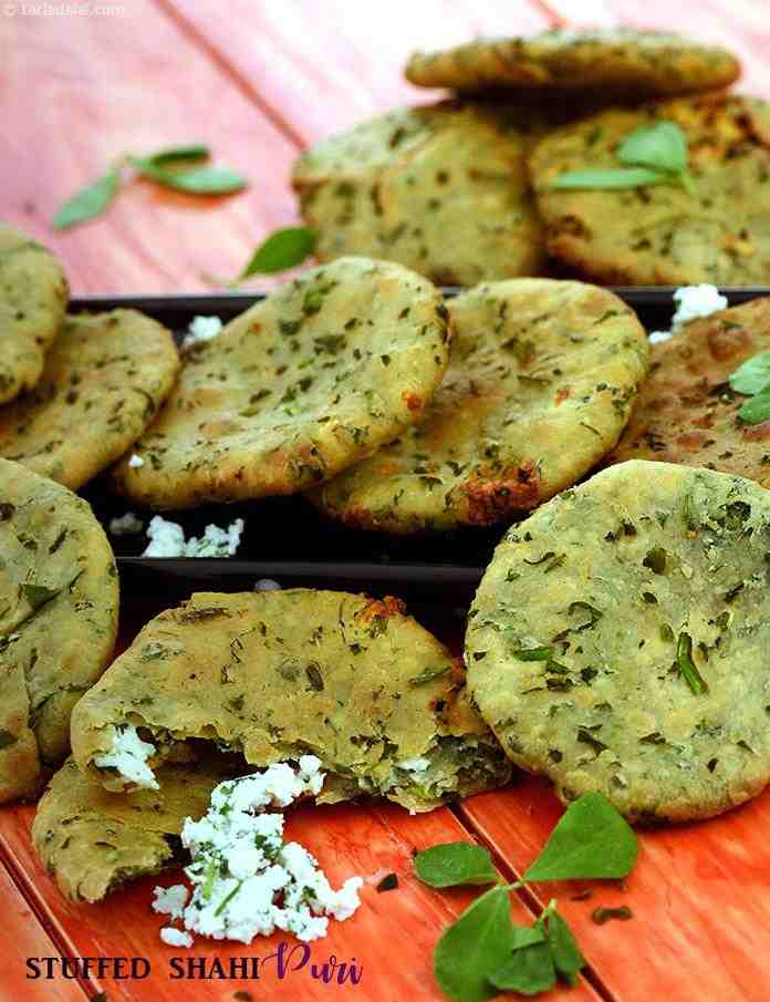 Stuffed Shahi Puri recipe In Gujarati