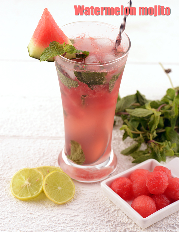Watermelon Mint Mojito Summer Drink recipe In Gujarati