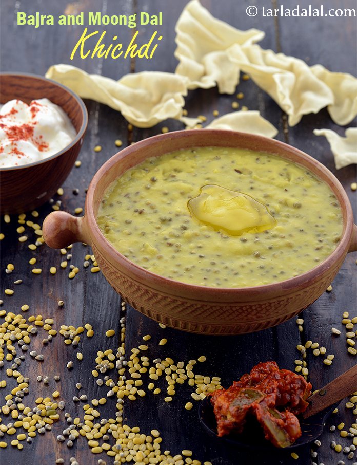 Bajra and Moong Dal Khichdi recipe In Gujarati