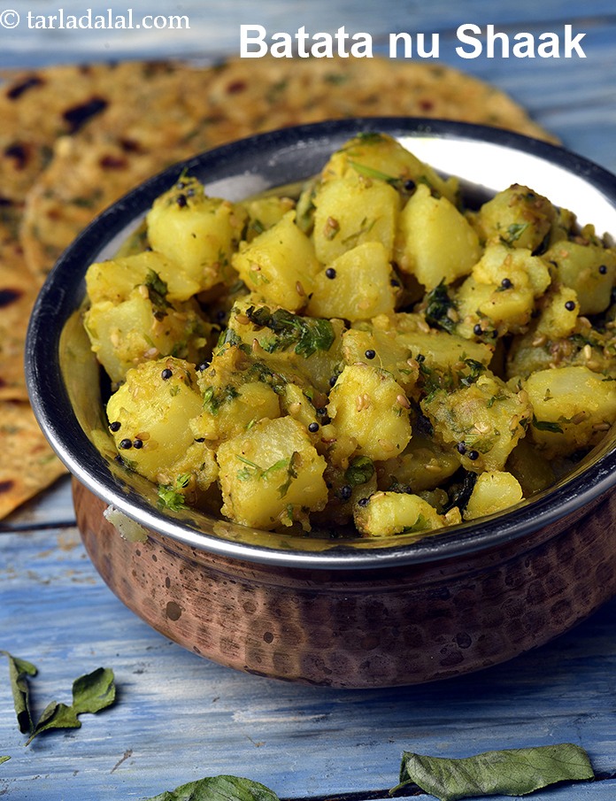 Batata Nu Shaak, Bateta Nu Shaak recipe In Gujarati