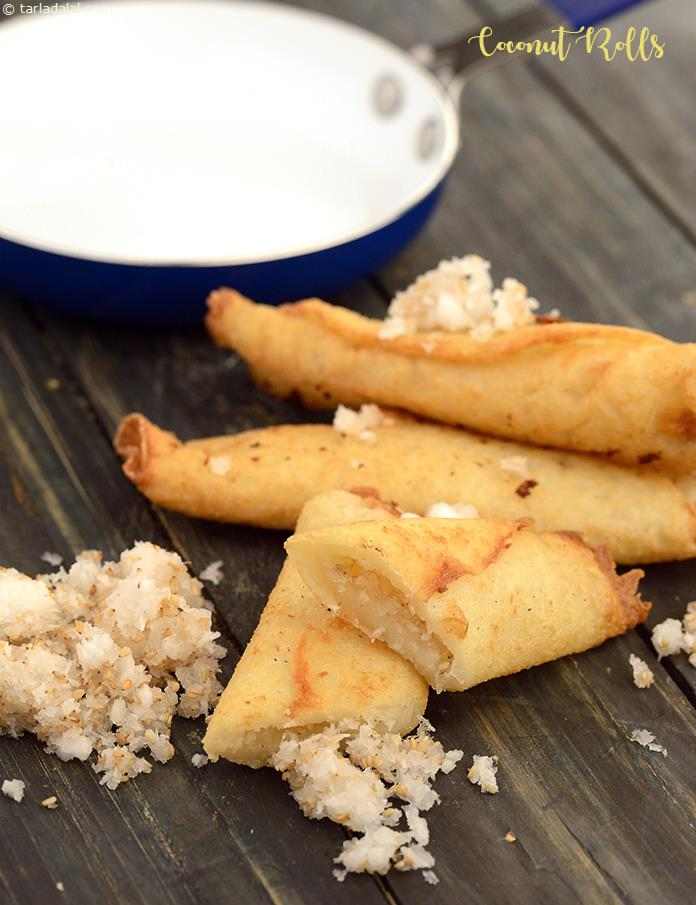 Coconut Rolls recipe In Gujarati