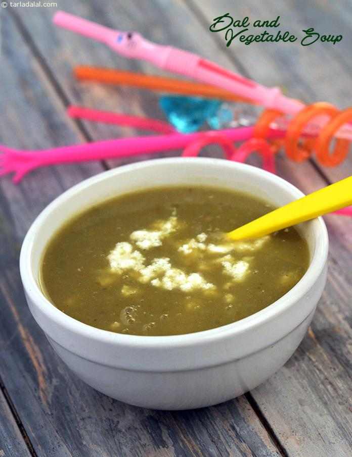 दाल और सब्जियों का सूप बच्चों के लिए रेसिपी