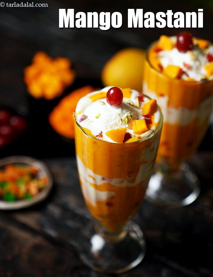 Mango Mastani, Mango Milkshake with Ice Cream recipe In Gujarati