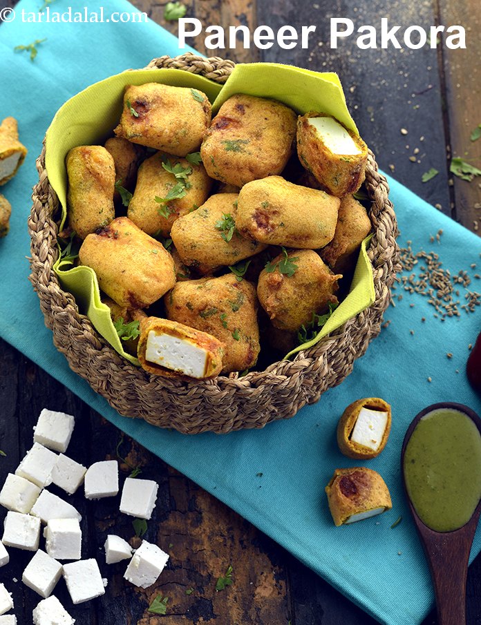 Paneer Pakoda, Punjabi Paneer Pakora Recipe In Gujarati