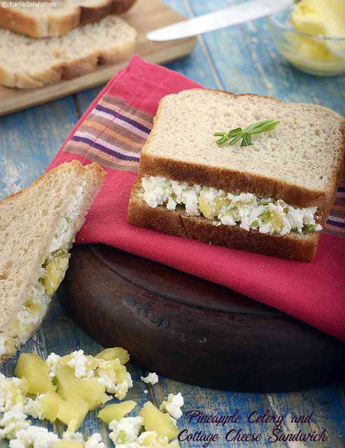 Pineapple Celery And Cottage Cheese Sandwich Recipe