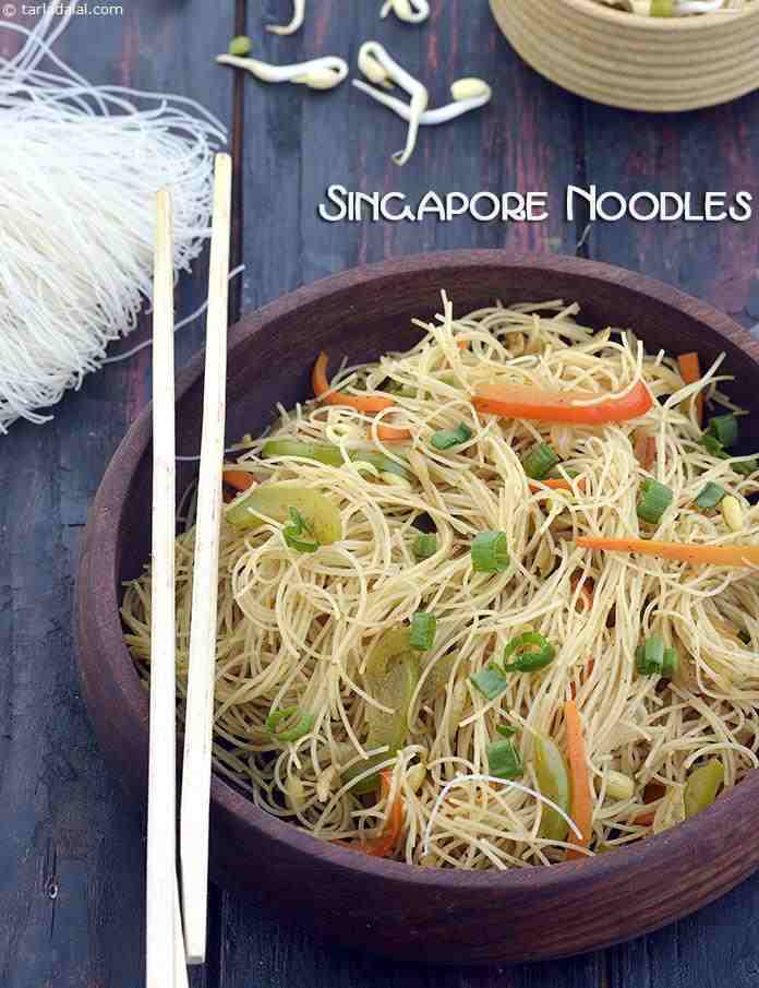Singapore Noodles Microwave Recipes Indian Microwave Snack Recipes