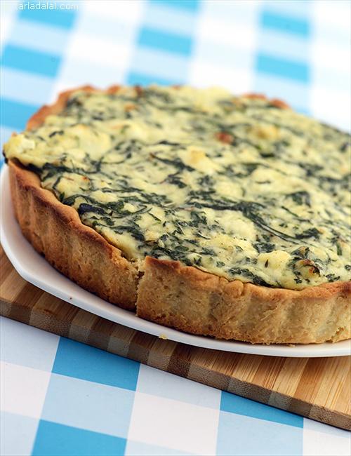 Spinach And Cottage Cheese Quiche Recipe