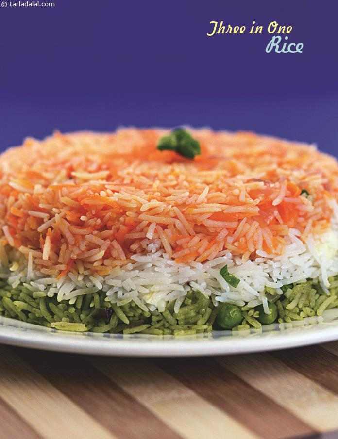 Three-in-one Rice recipe In Gujarati