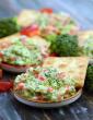 Broccoli and Red Capsicum Dip, Hot Broccoli Dip in Hindi
