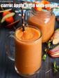 Carrot Apple Orange Juice with Ginger in Hindi