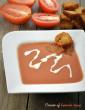 Cream Of Tomato Soup, Indian Style in Hindi