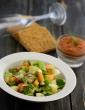 Fruit and Vegetable Salad with Apple Dressing in Hindi