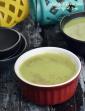 Green Pea and Basil Soup in Hindi