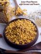 Jowar Dhani Popcorn with Coconut and Peanuts in Gujarati