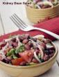 Kidney Bean Salad, Mexican Kidney Bean Salad