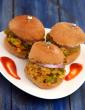 Mini Pav Bhaji Burgers in Hindi