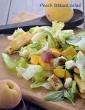 Peach Lettuce Salad, Peach Lettuce Pizza Strips Salad